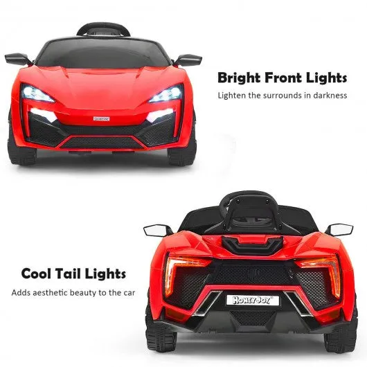 12V 2.4G RC Electric Vehicle with Lights-Red