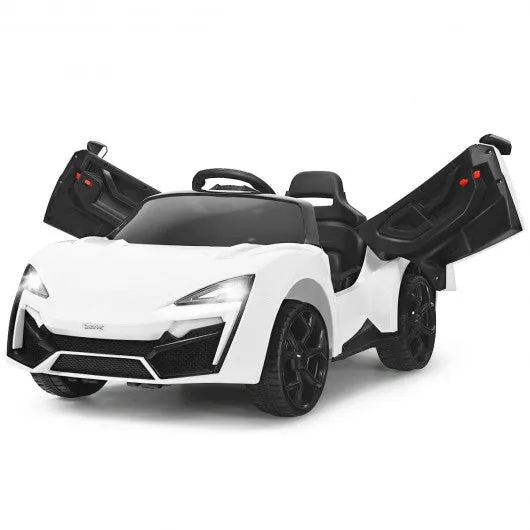 12V 2.4G RC Electric Vehicle with Lights-White