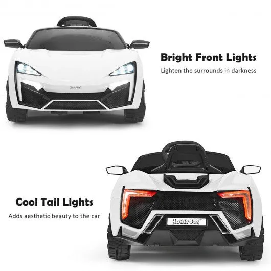 12V 2.4G RC Electric Vehicle with Lights-White