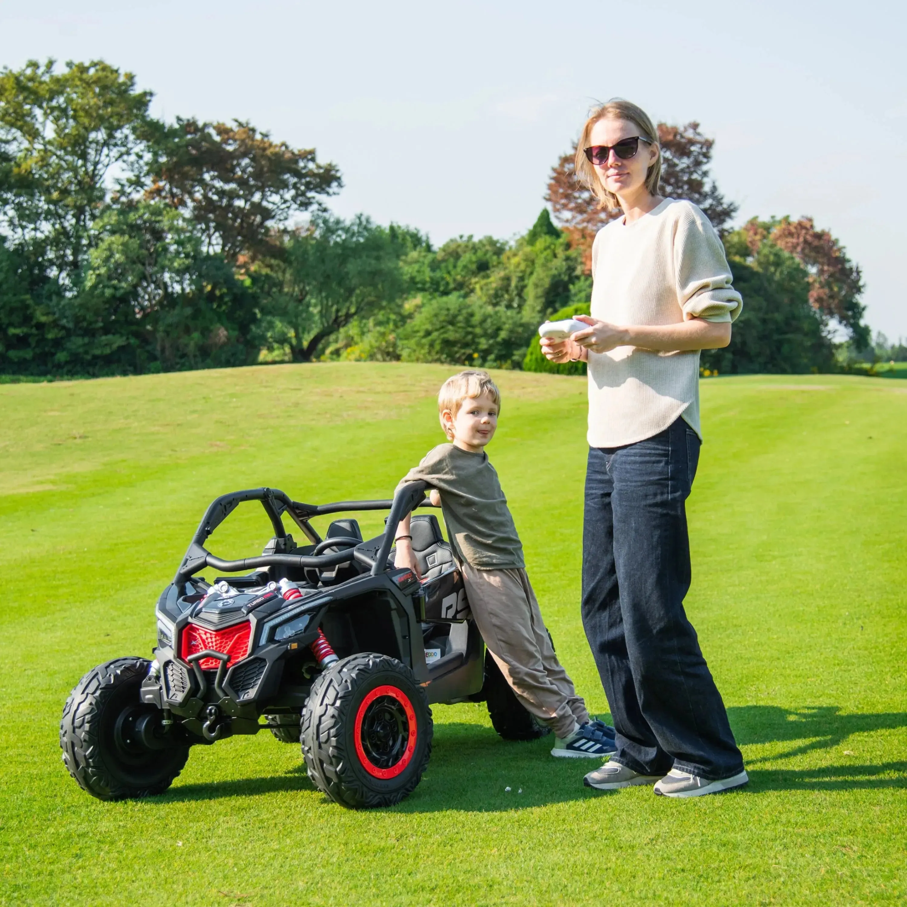 2x24V 4x4 Can Am Maverick 2 Seater Ride on UTV for Kids