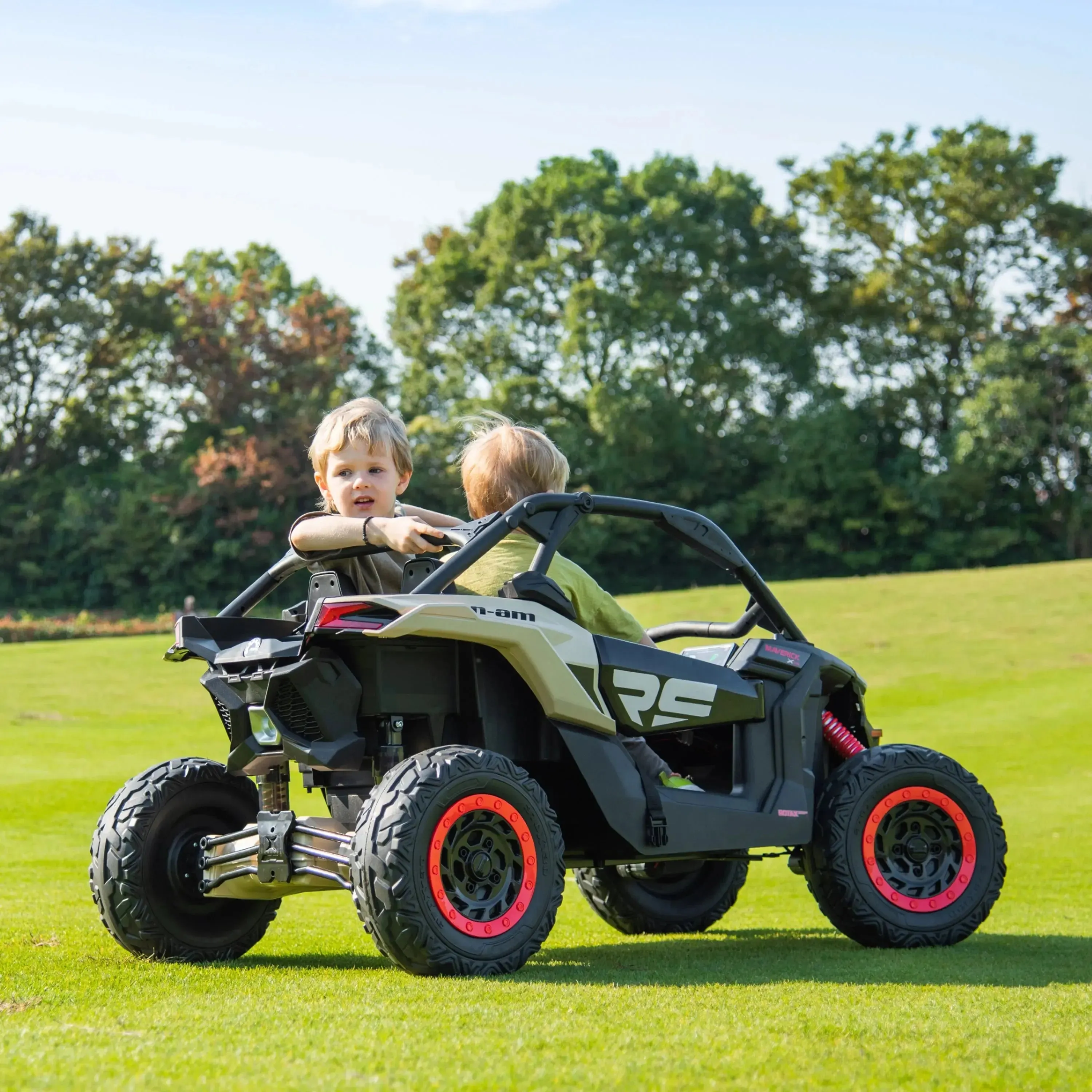 2x24V 4x4 Can Am Maverick 2 Seater Ride on UTV for Kids