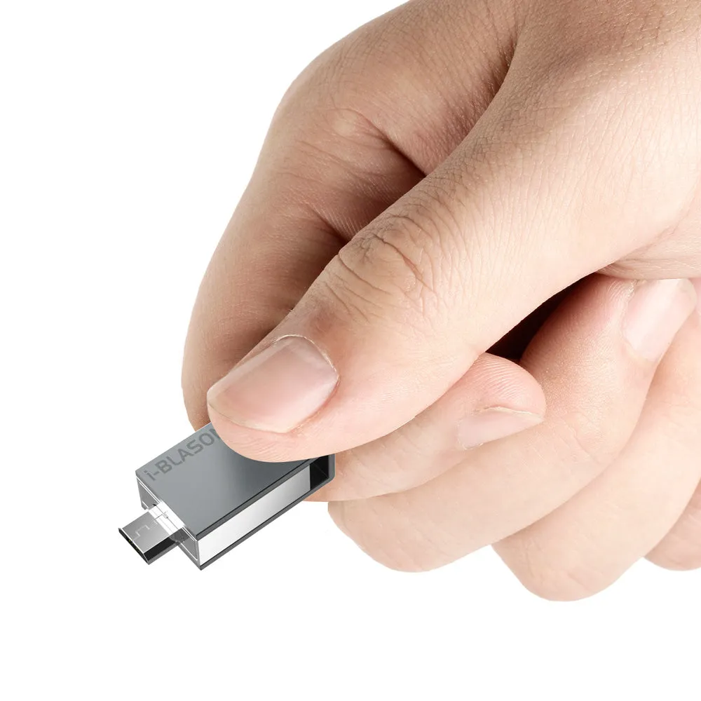 32GB USB and Micro USB 2.0 Flash Drive for Smartphones and Tablets