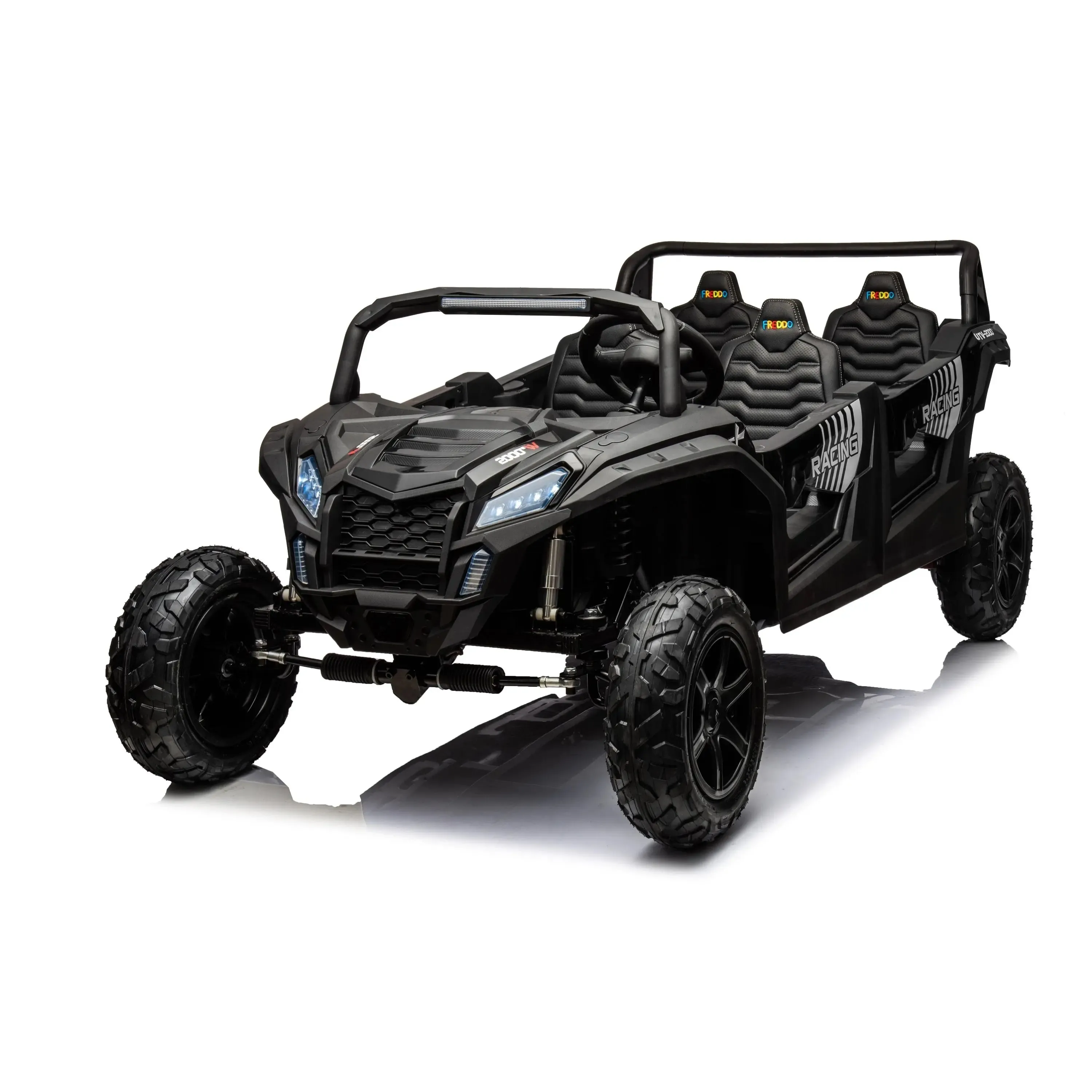 48V Freddo Beast XL: World's Fastest Kids' 4-Seater Dune Buggy with Advanced Brushless Motor & Precision Differential