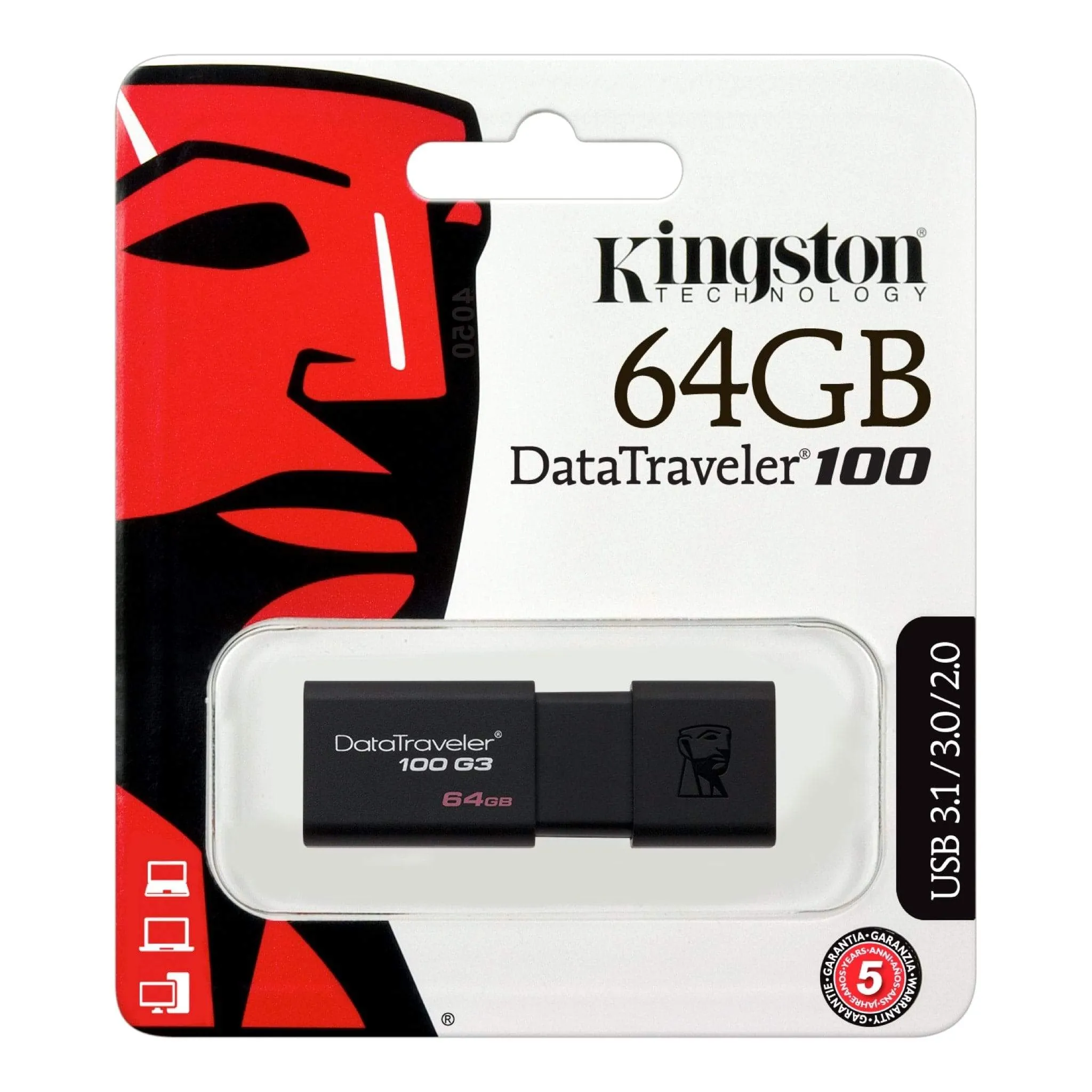 64GB Kingston Data Traveller 100 G3 USB Stick