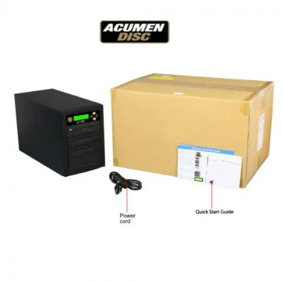 Acumen Disc 1 to 1 Blu-Ray Multimedia Backup Duplicator - Flash Media (CF / SD / USB / MMS) to Discs (BD/DVD) Copier Tower System (AD01-MMPBD)