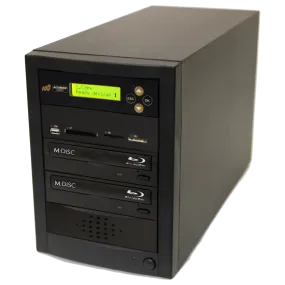 Acumen Disc 1 to 1 Blu-Ray Multimedia Backup Duplicator - Flash Media (CF / SD / USB / MMS) to Discs (BD/DVD) Copier Tower System (AD01-MMPBD)