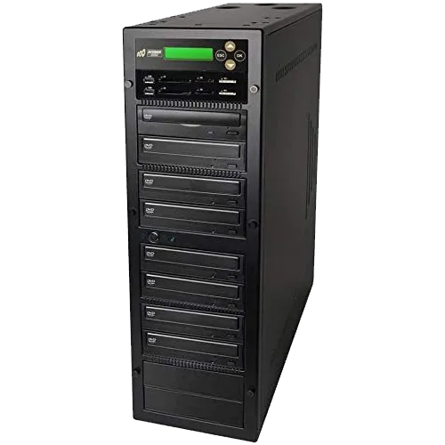 Acumen Disc 1 to 7 CrossOver Media & DVD Duplicator - Bi-Directional Multimedia Flash Memory Back-Up (CF SD MS USB) & Multiple Discs Copier (AD07-MMP)