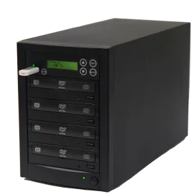 Acumen Disc USB to 3 Disc Duplicator - Flash Media / Disc to Multiple Discs (DVD/CD) Copier Tower System (AD03-USATA)