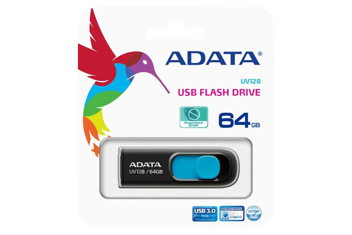 ADATA UV128 USB 3.1 Flash Drive | 64GB