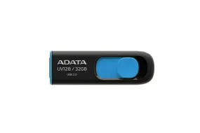 ADATA UV128 USB Flash Drive | 32GB | Black/Blue