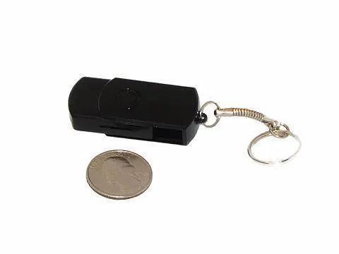 Affordable Mini Spy DVR U-Disk Cam USB Audio Video Recorder   TF Slot