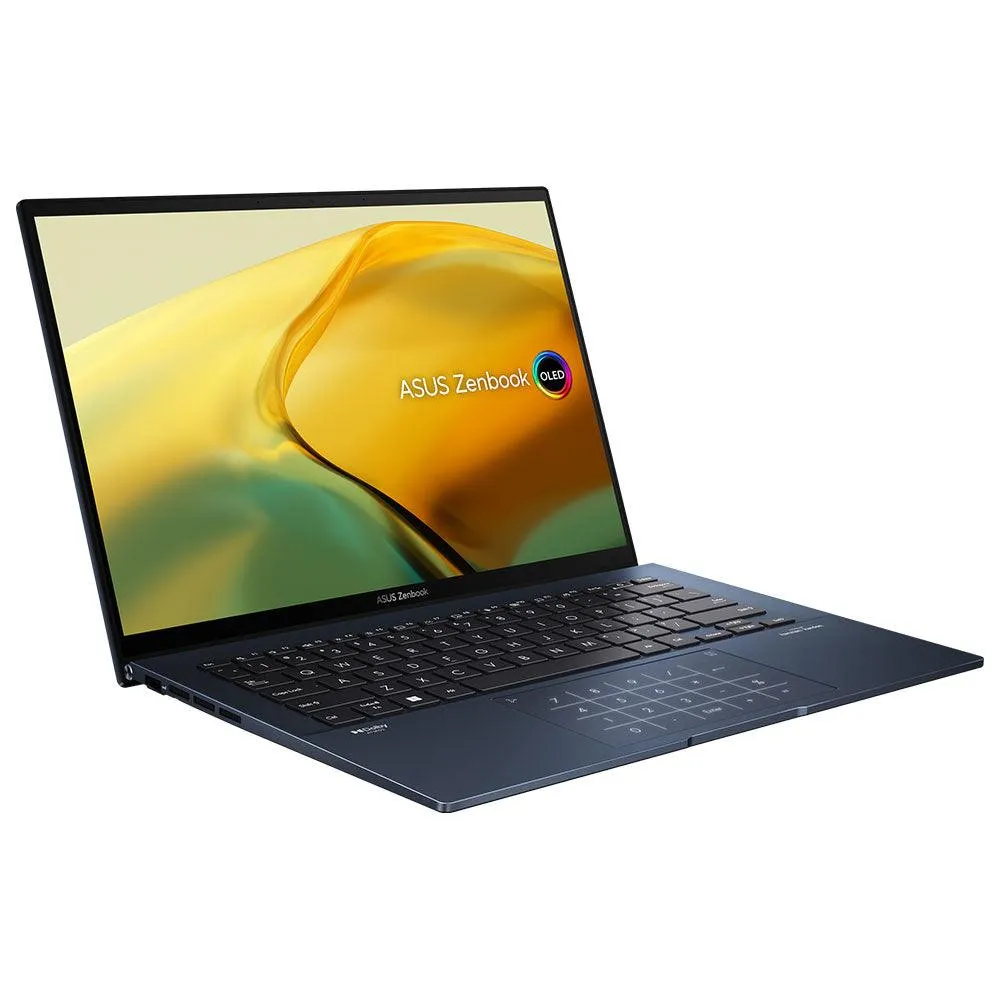 ASUS Zenbook 14 OLED UX3402ZA-OLED005W Laptop (Intel Core i5-1240P - 8GB Ram - M.2 NVMe 512GB - Intel Iris Xe Graphics - 14 Inch 2.8K OLED 90Hz - Win11) - Ponder Blue