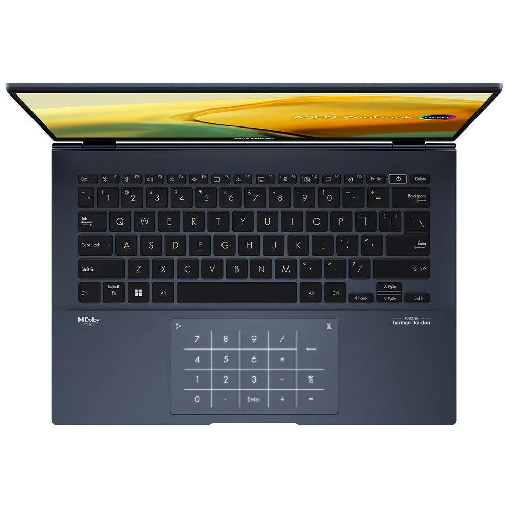 ASUS Zenbook 14 OLED UX3402ZA-OLED005W Laptop (Intel Core i5-1240P - 8GB Ram - M.2 NVMe 512GB - Intel Iris Xe Graphics - 14 Inch 2.8K OLED 90Hz - Win11) - Ponder Blue