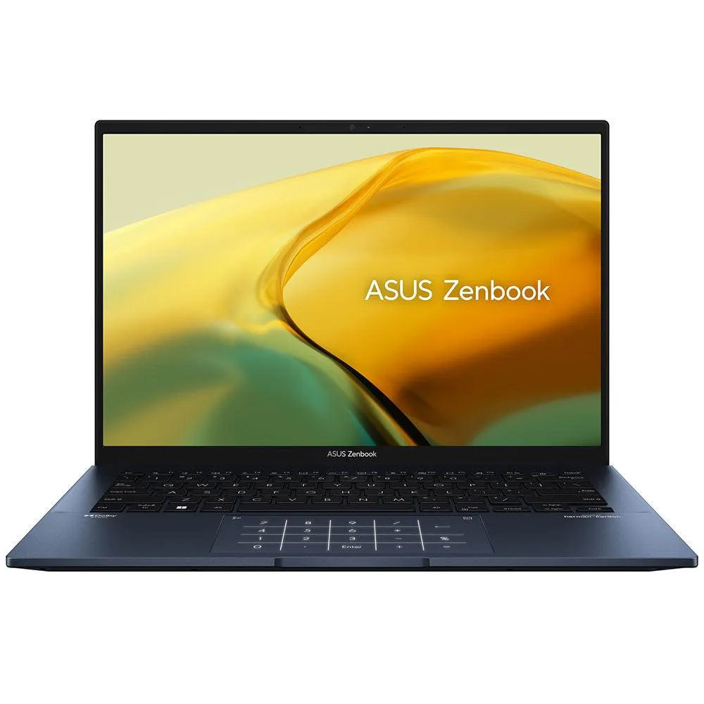 ASUS Zenbook 14 OLED UX3402ZA-OLED005W Laptop (Intel Core i5-1240P - 8GB Ram - M.2 NVMe 512GB - Intel Iris Xe Graphics - 14 Inch 2.8K OLED 90Hz - Win11) - Ponder Blue