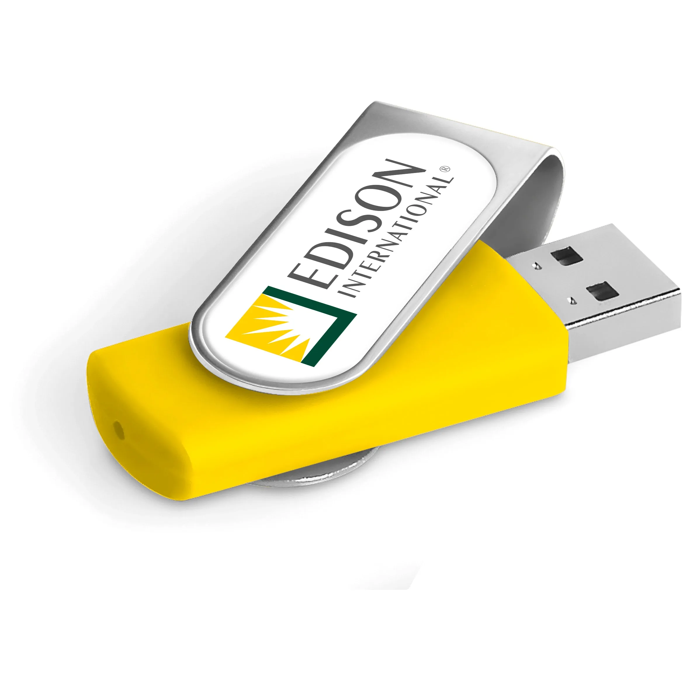 Axis 16Gb Dome Memory Stick - Yellow (USB-7475)