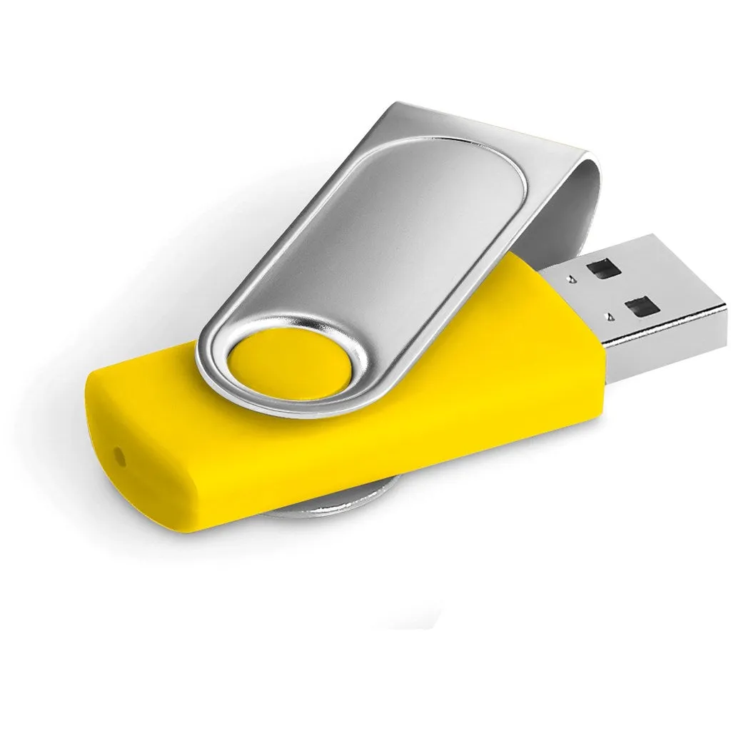 Axis Dome Flash Drive - 16GB - Yellow