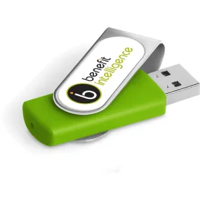 Axis Dome Flash Drive - 8GB - Lime