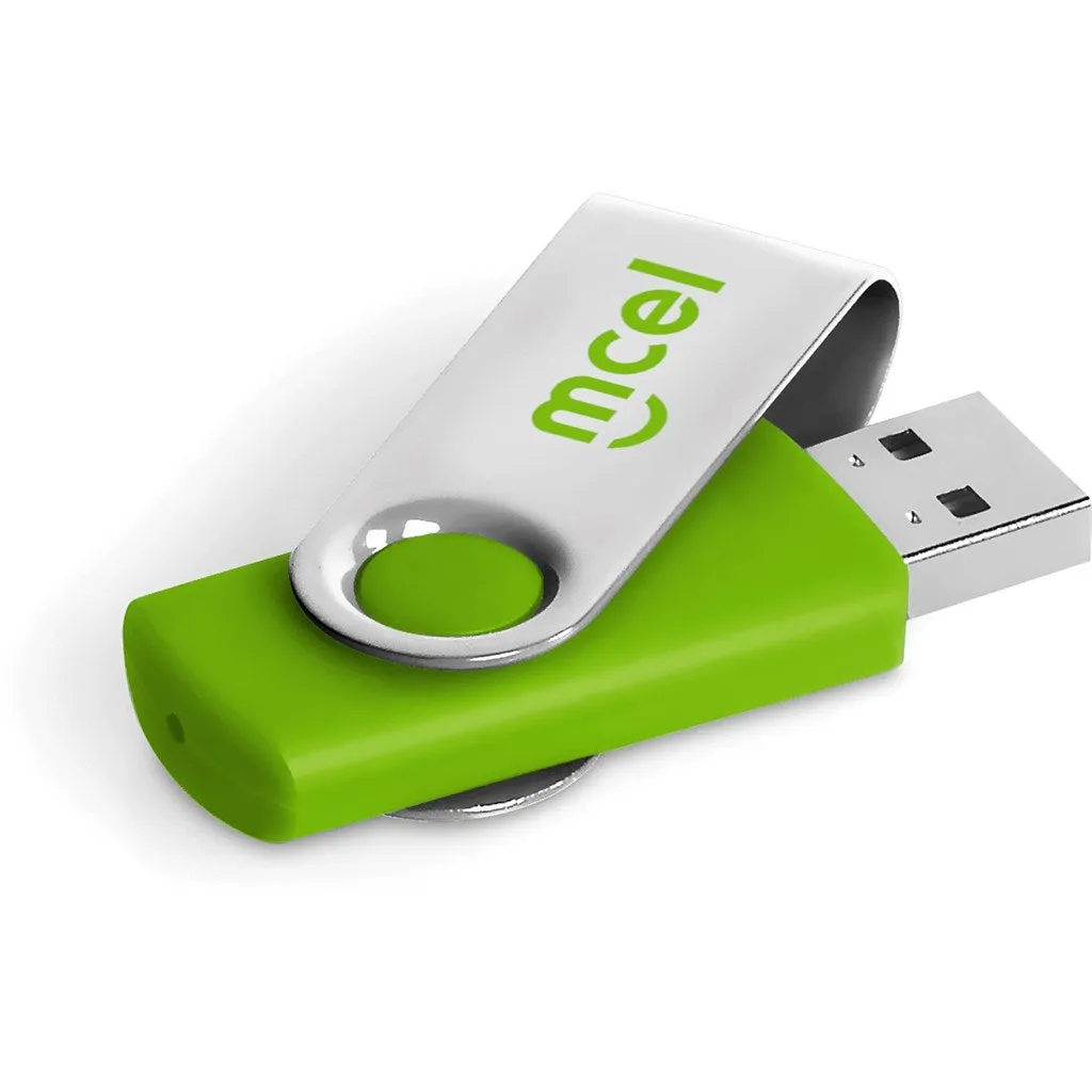 Axis Glint Flash Drive - 16GB - Lime