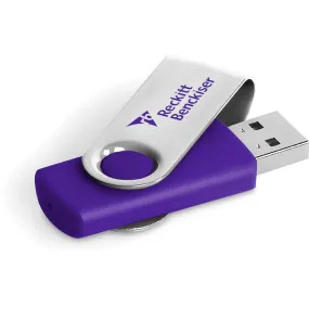 Axis Glint Flash Drive - 8GB - Purple