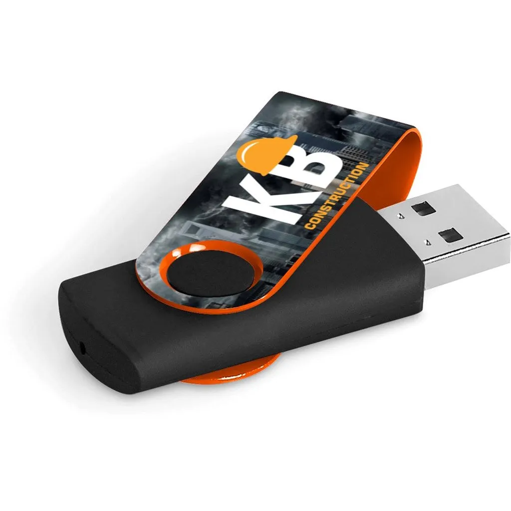 Axis Gyro Black Flash Drive - 32GB