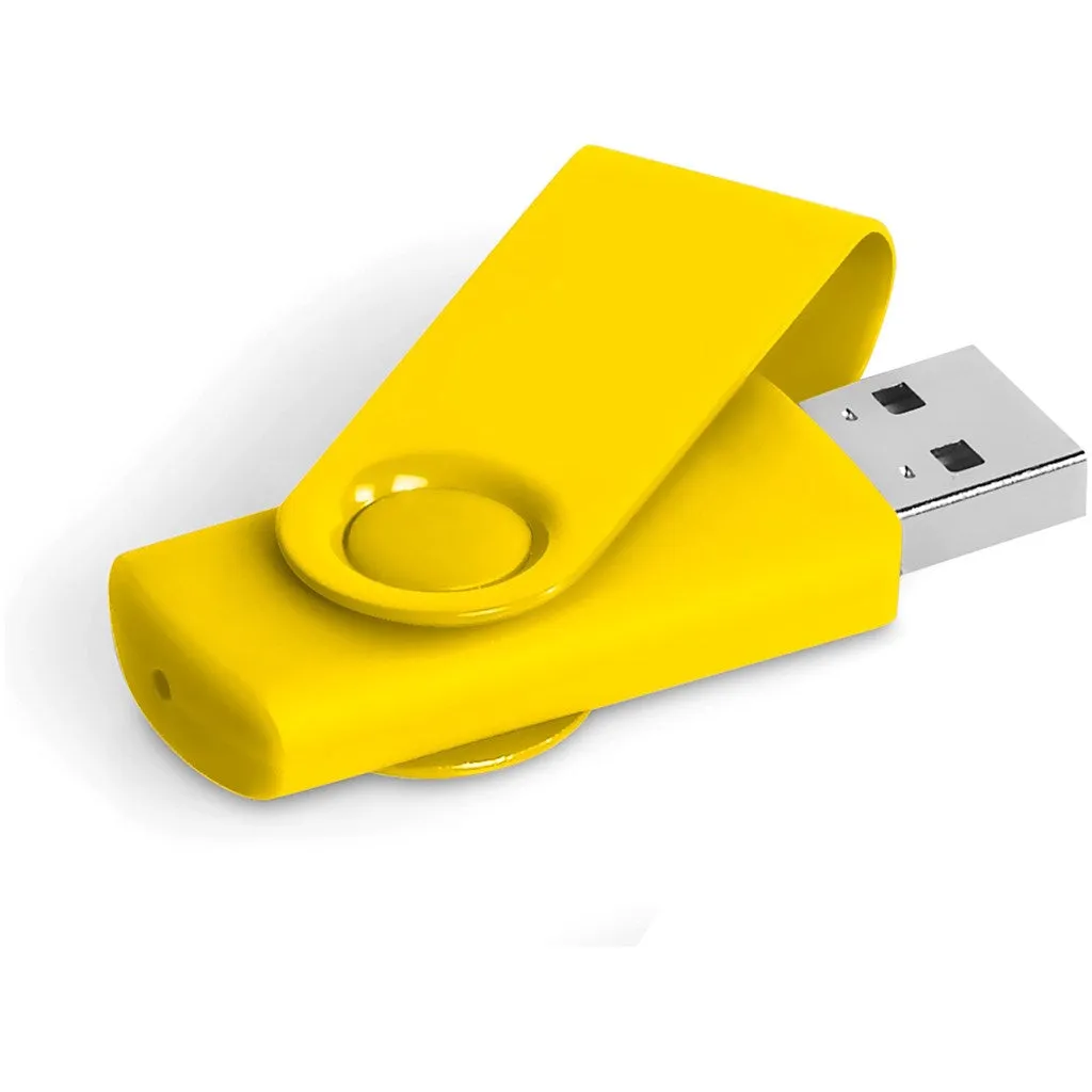 Axis Gyro Flash Drive - 16GB - Yellow