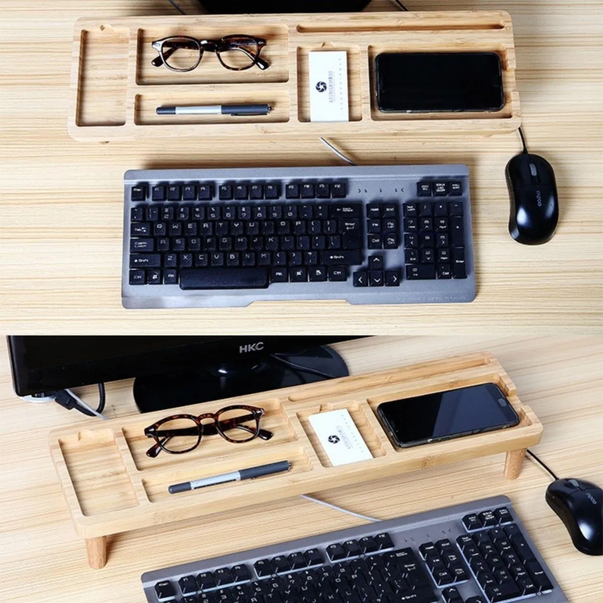 Bamboo Stand Organizer for Desk