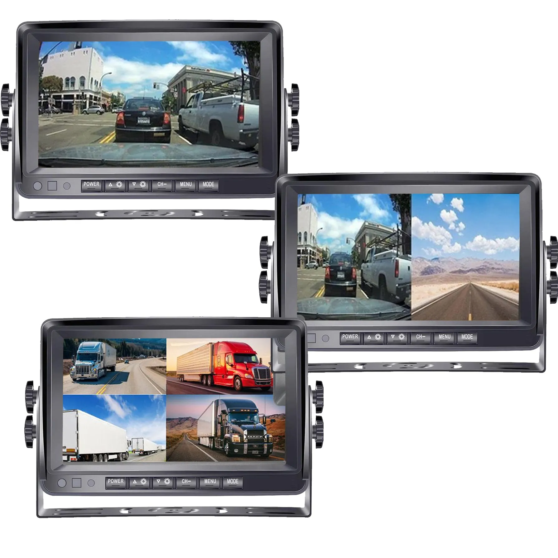 Black Box Fleet Dash Cam, 3-8 Cam MDVR System, 1080N, HDD Drive, GPS