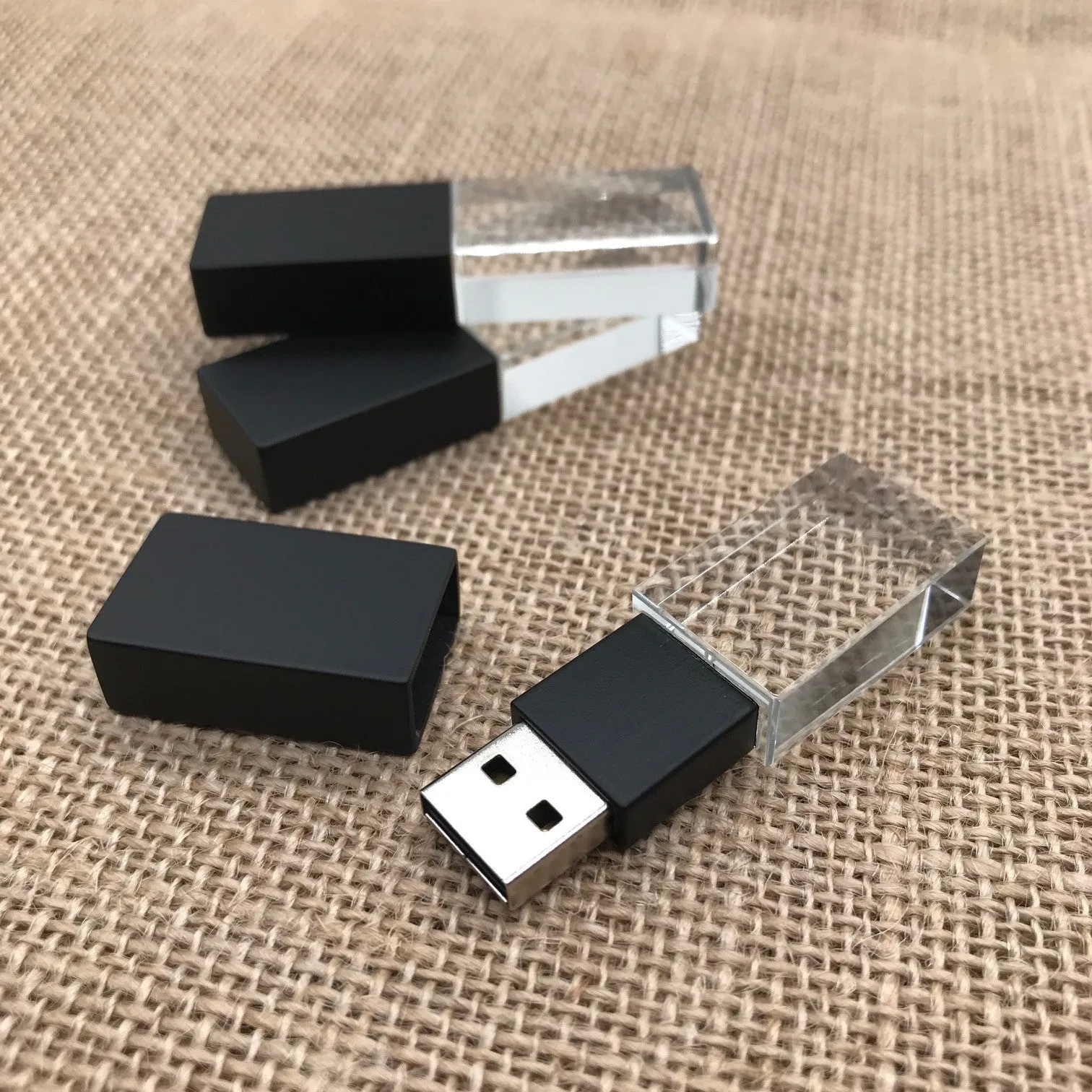 Black Crystal USB - Matt Black 3.0