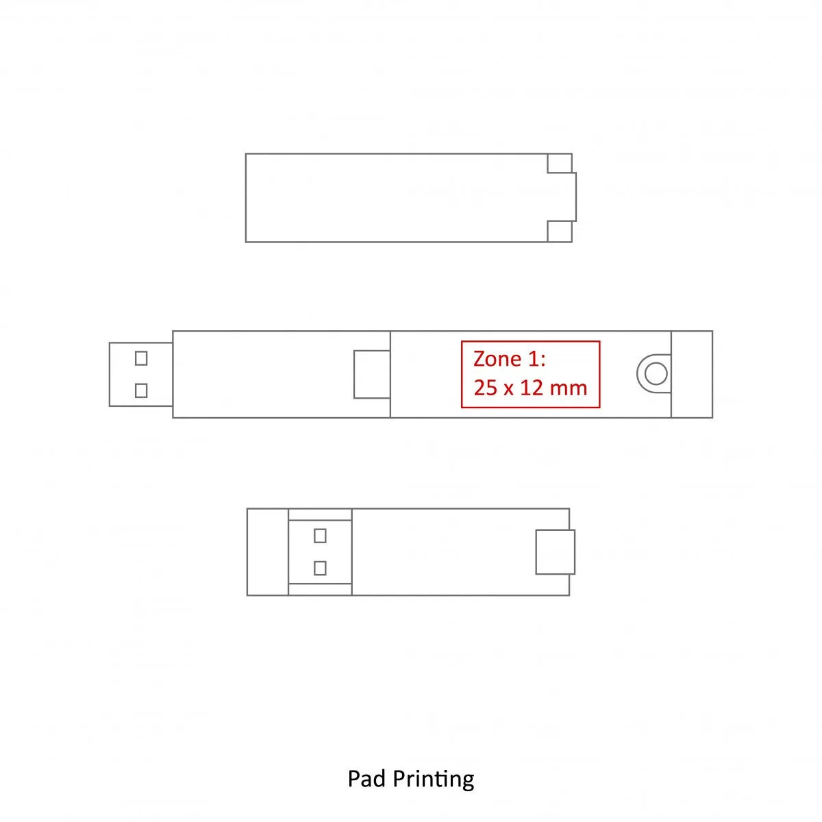 BND29 CASE, USB MEMORY FLASH DRIVE