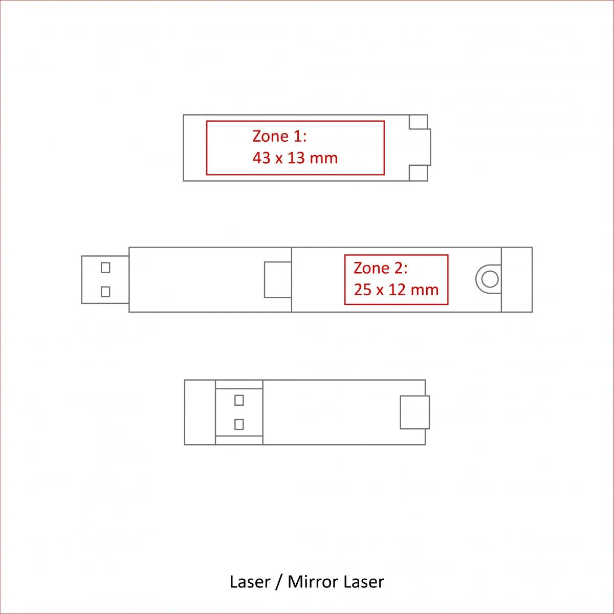 BND29 CASE, USB MEMORY FLASH DRIVE