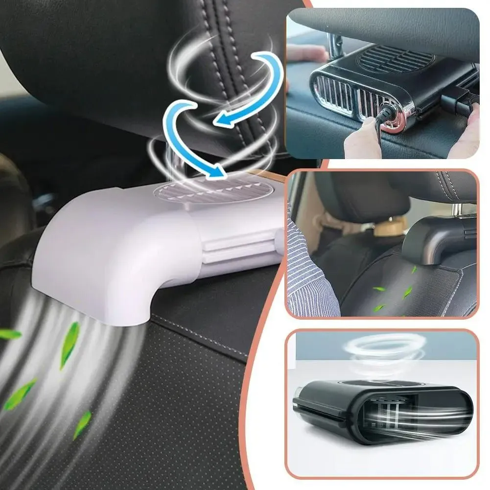 Car Back Seat Mini USB Fan - Portable Car Cooling