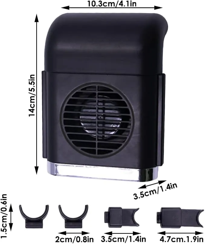 Car Back Seat Mini USB Fan - Portable Car Cooling