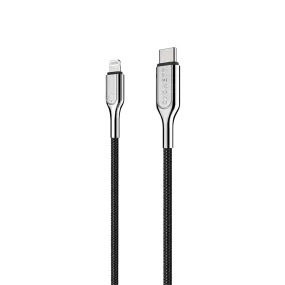 Cygnett Armoured Lightning to USB-C Cable 10cm -  Black