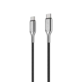 Cygnett Armoured USB-C to USB-C (USB 2.0) Cable - Black 1m