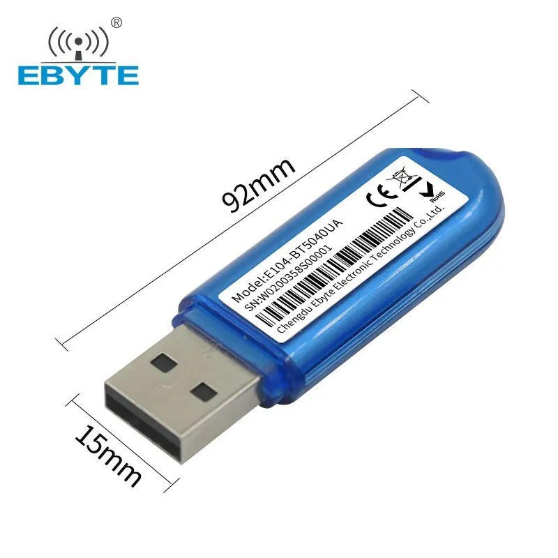 Ebyte E104-BT5040UA BLE4.2 BLE5.0 nRF52840 Bluetooth Packet Capture Tool USB Interface Low Energy Consumption Built In PCB Antenna