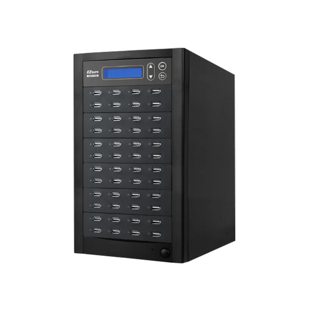 EZ Dupe 1 to 47 USB Duplicator - Flash Media Storage Cloner & Eraser (DoD Compliant) USB Pantera