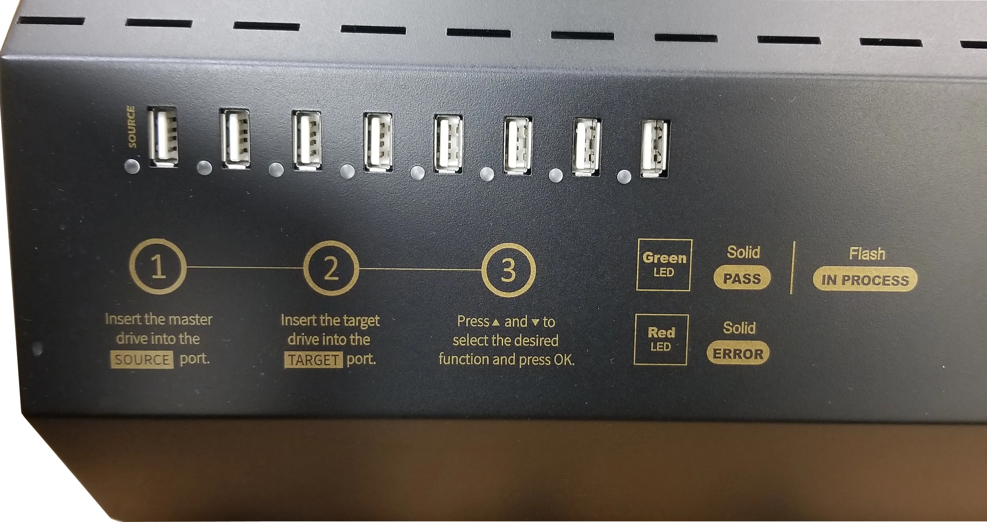 EZ Dupe USB Cyclone Duplicator - 1 to 15 Flash Memory Copier & USB powered External Hard Drive Storage Cloner with Data Sanitizer (DOD Compliant)