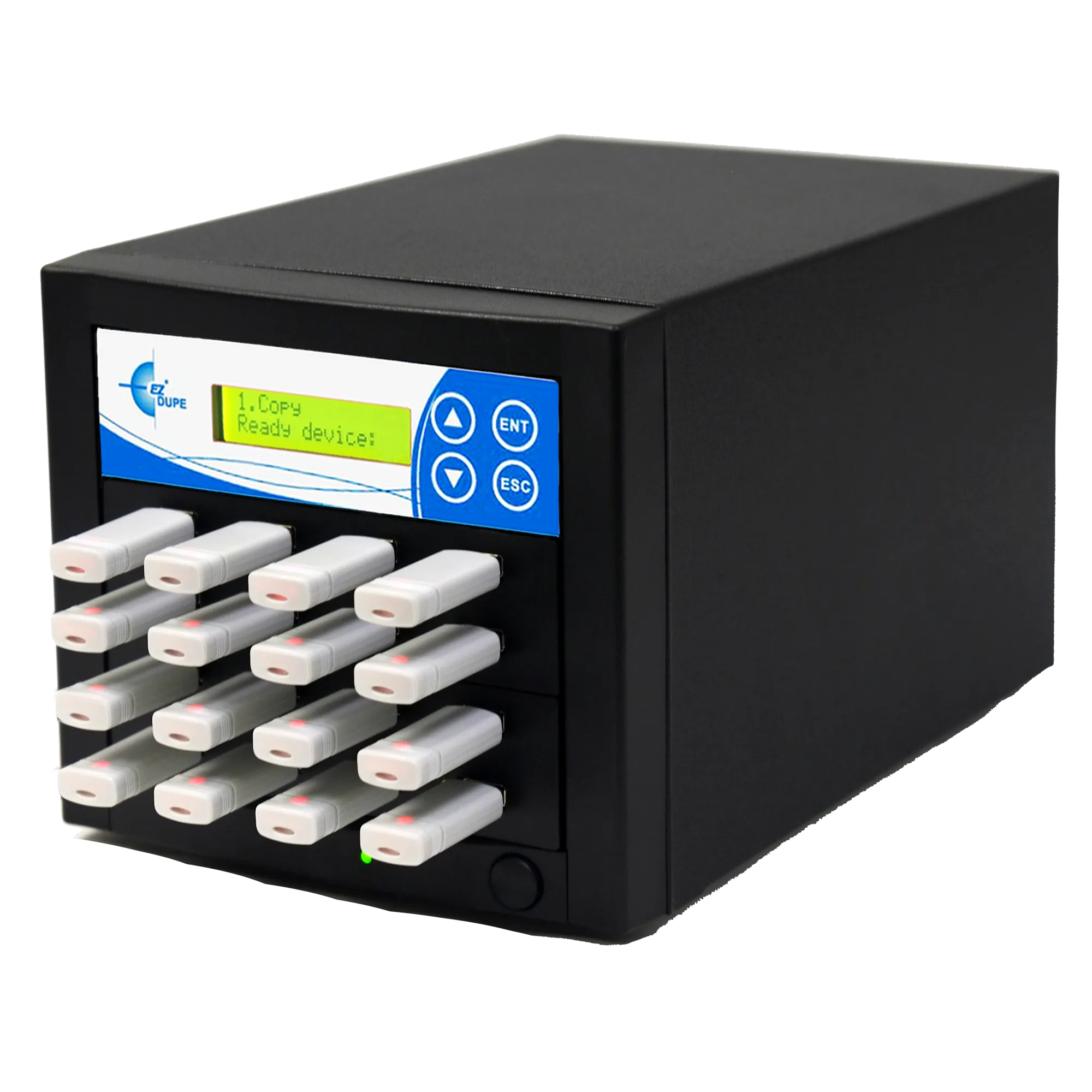 EZ Dupe Xtreme USB Duplicator - 1 to 15 Flash Media Storage Cloner EZDXUSB15T (3 year Warranty)