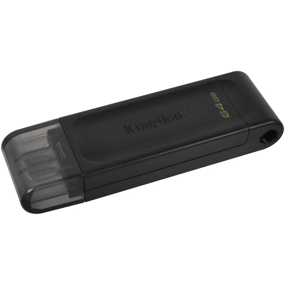 Kingston DataTraveler 70 64GB USB 3.2 (Gen 1) Type C Flash Drive