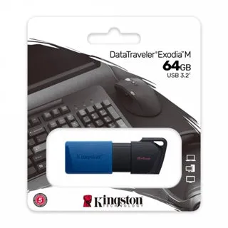 Kingston DataTraveler Exodia M USB 3.2 Flash Drive DTXM (32GB/64GB/128GB/256GB)