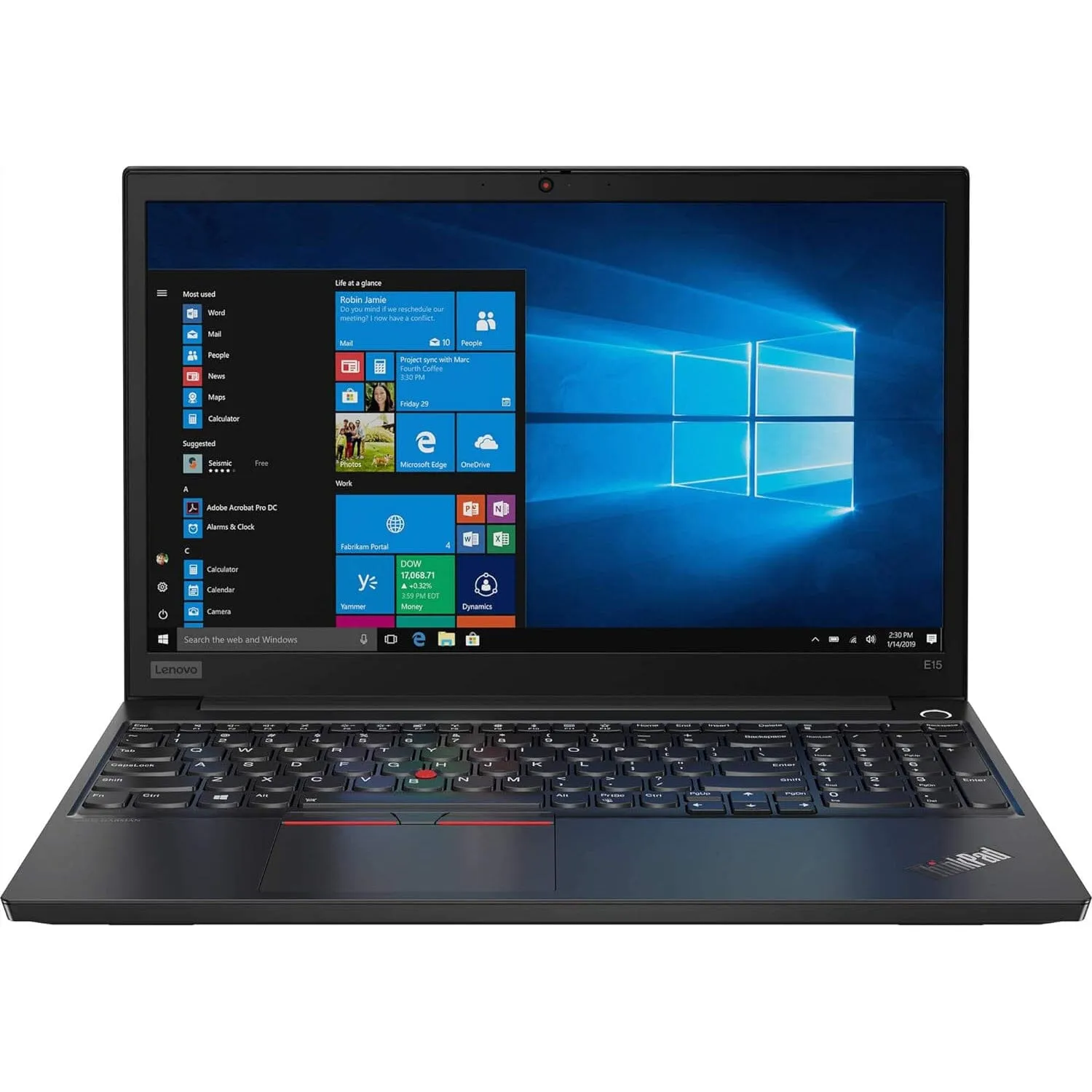 Lenovo ThinkPad E15 8GB RAM 256GB SSD i3-10110U 15.6" Laptop (Refurbished)