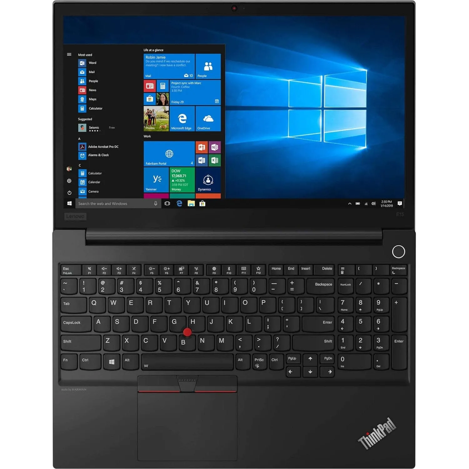 Lenovo ThinkPad E15 8GB RAM 256GB SSD i3-10110U 15.6" Laptop (Refurbished)