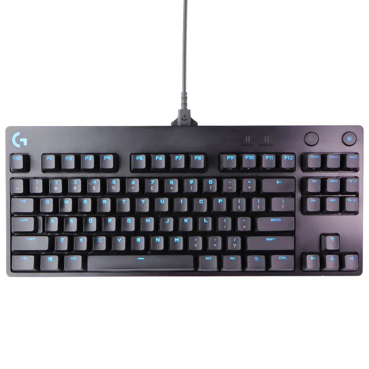 Logitech G PRO RGB Wired Mechanical Gaming Keyboard - Black (GX Blue Clicky)