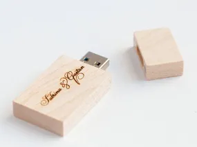 Maple USB Stick Personalized Wedding USB Flash Drive