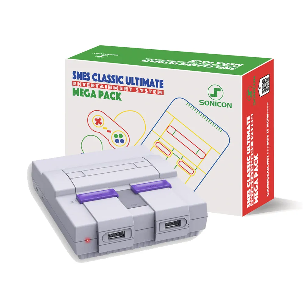 Nintendo Super NES & NES Classic Edition Ultimate, Full Collection of NES, SNES - 12000  Games