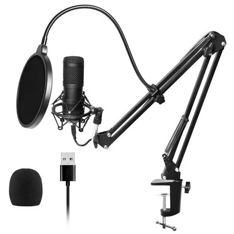 NW-8000 Professional USB Microphone Kit 192kHz/24-Bit Condenser Mic