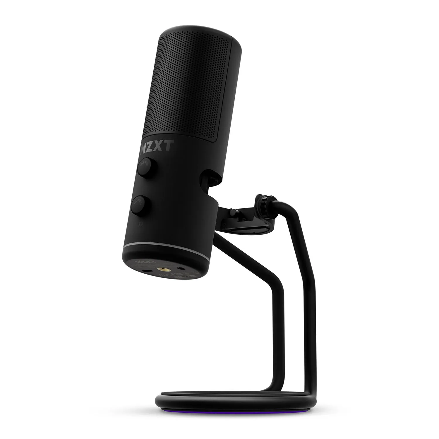 NZXT Capsule Cardioid USB Gaming Microphone, High Resolution Streaming Microphone, Black