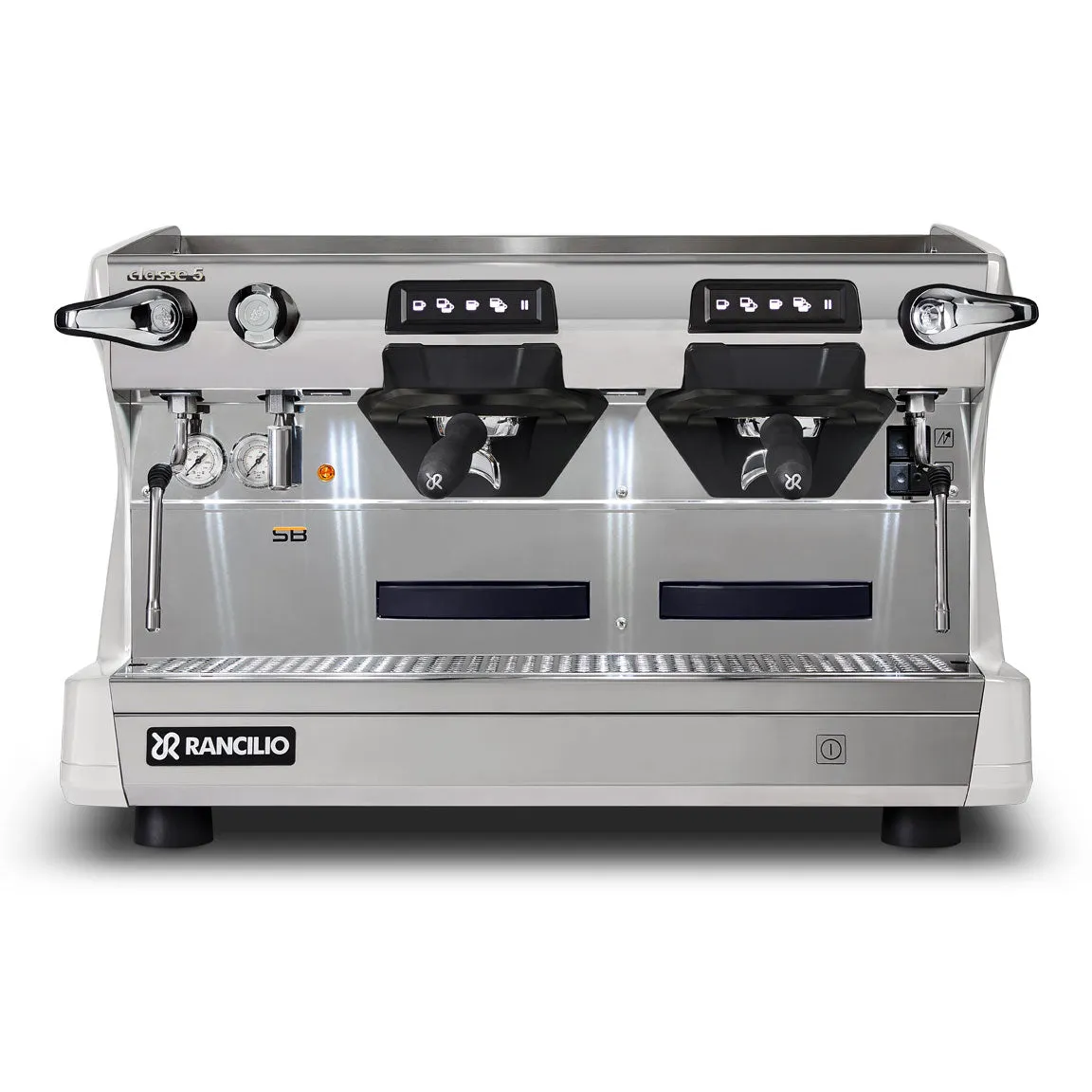 Rancilio Classe 5 USB Tall 2 Group Volumetric Espresso Machine - Ice White