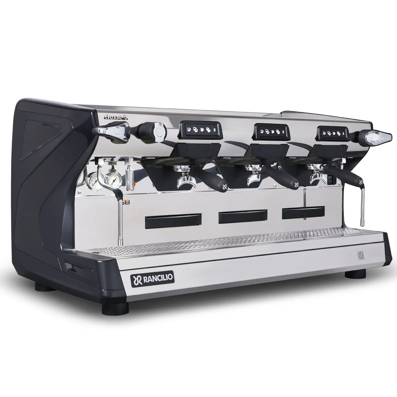 Rancilio Classe 5 USB Tall 3 Group Volumetric Espresso Machine - Anthracite Black