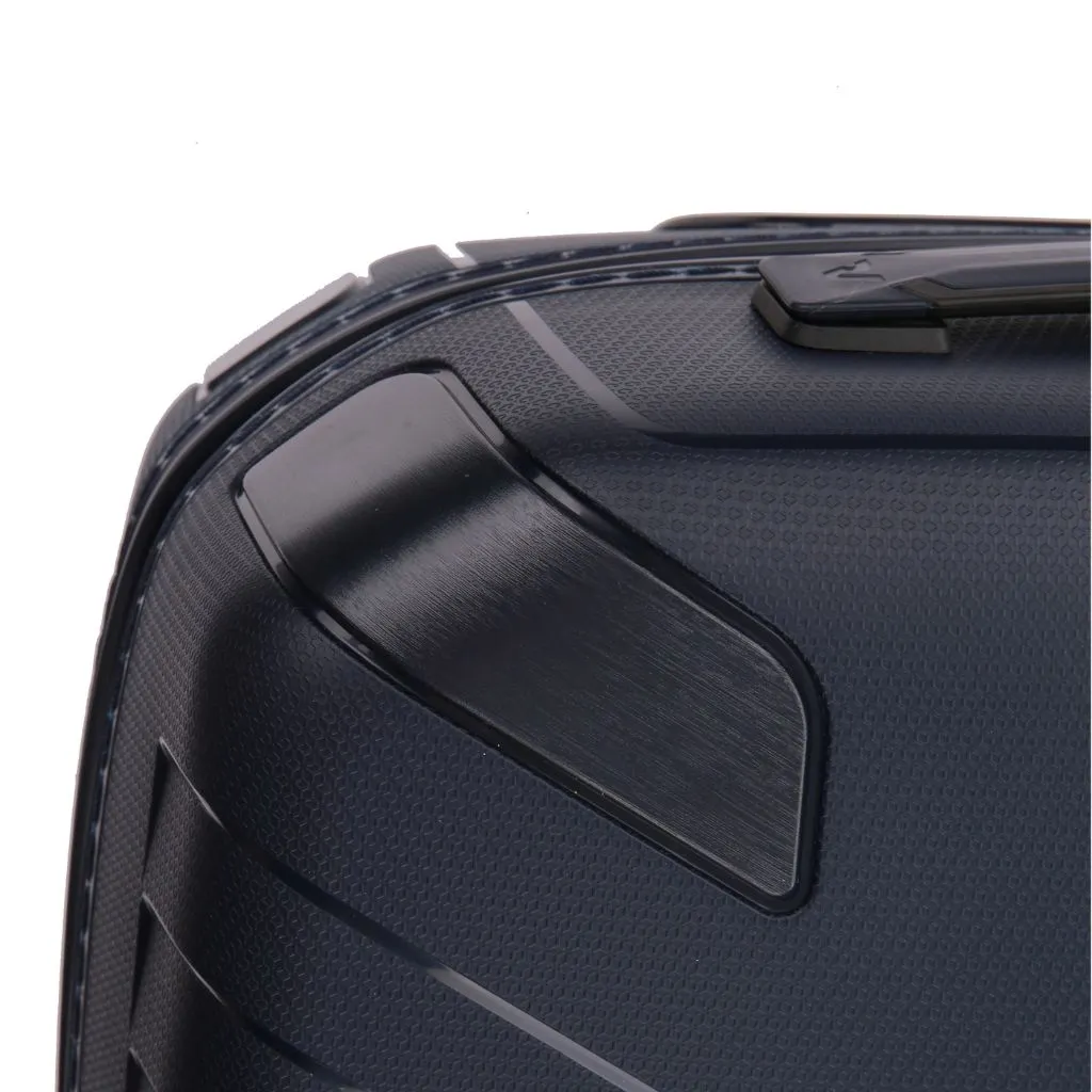 Roncato Ypsilon Carry On 55cm Hardsided Exp Spinner Suitcase Dark Blue